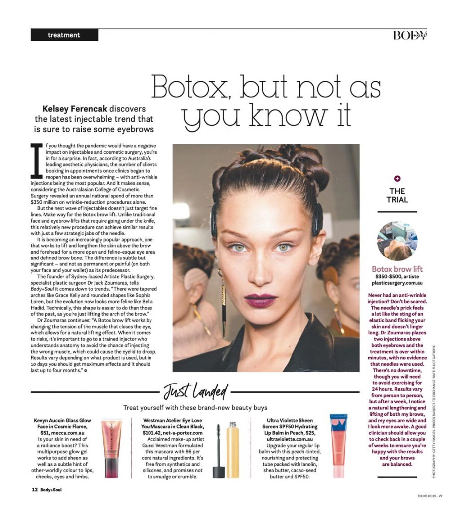 Botox, but not as you know it by Body+Soul