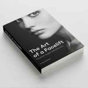 The Art of a Facelift by Dr Jack Zoumaras - Front Book Cover
